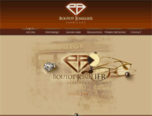 Tablet Screenshot of bijouterie-boutot.com